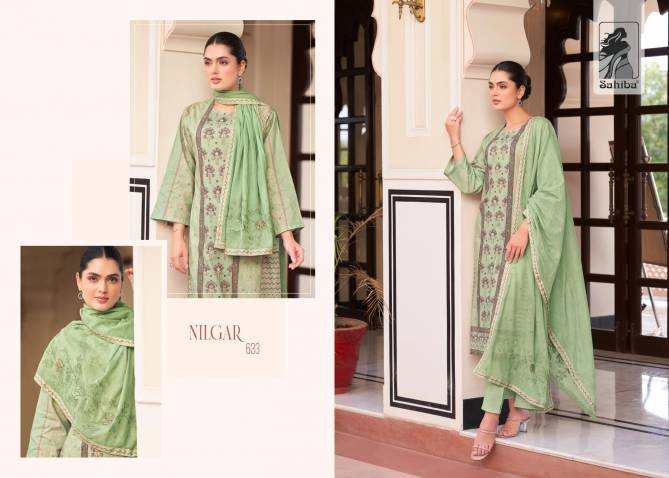 Nilgar By Sahiba Hand Work Cotton Dress Material Wholesale Shop In Surat